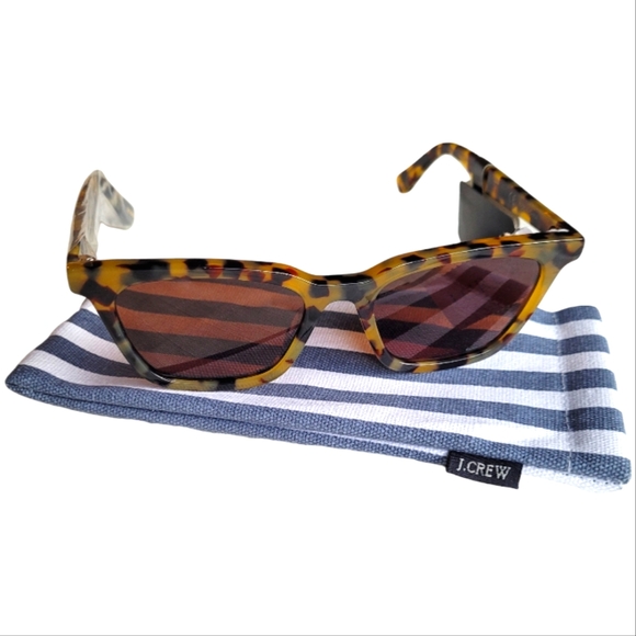 J. Crew Accessories - J. Crew Angular Tortoiseshell Sunglassss